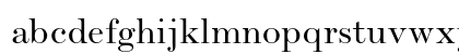 Scotch Roman MT Std Regular Lowercase Preview