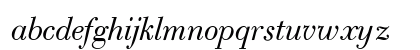 Bodoni Classic Text Italic Preview