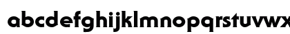 SerifGothic Regular Lowercase Preview