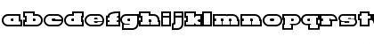 Hackney Block Outline Normal Font