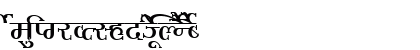 AkrutiDevArjun Bold Lowercase Preview