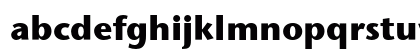 StoneSansITCStd Bold Lowercase Preview