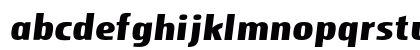 Storm Sans Std Bold Italic Lowercase Preview
