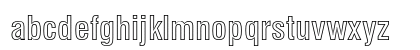 Swiss 721 Bold Condensed Outline Preview