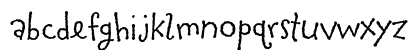 Tapioca ITC Std Regular Lowercase Preview