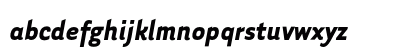 TarzanaNarrow BoldItalic Lowercase Preview
