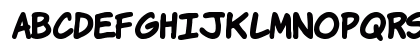 Komika Hand Bold Lowercase Preview