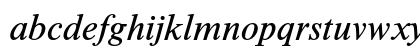 Times NR Seven MT Std Italic Preview