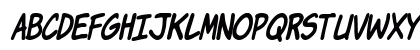 Komika Jam Italic Lowercase Preview