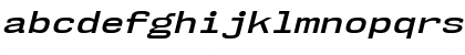 NK57 Monospace Expanded SemiBold Italic Font