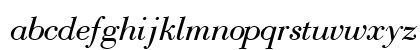 BodoniRecutCondSSK Italic Lowercase Preview