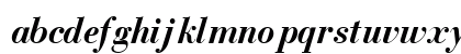 BodoniRecutSSK Bold Italic Lowercase Preview