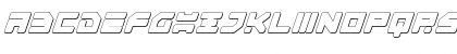 Omega-3 3D Italic Italic Font