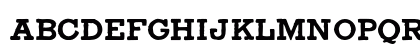 TypeNo2 Regular Lowercase Preview