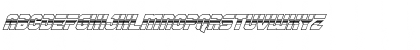OmegaForce Halftone 3D Italic Italic Font