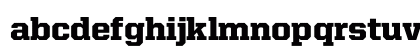 United Serif Reg Black Lowercase Preview
