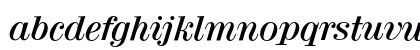 Valencia-DemiBoldIta Regular Lowercase Preview