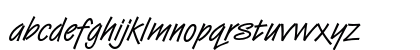 VanDijkEF Regular Lowercase Preview