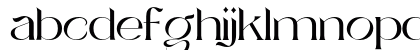 VEISSEY MODERN DEMO Regular Lowercase Preview