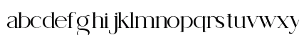 Vendya Regular Lowercase Preview