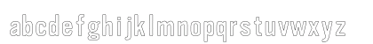 Vinyl Outline Lowercase Preview