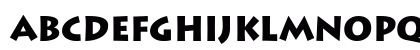 Literat Black DB Regular Lowercase Preview