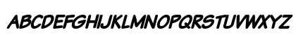 Komika Text Kaps Bold Italic Lowercase Preview