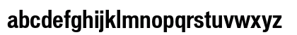 VonnesTTBoldCond Regular Lowercase Preview