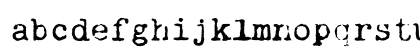 VTypewriter RemingtonPremiere Lowercase Preview