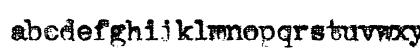 VTypewriter RoyalElite Lowercase Preview