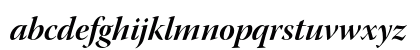 Warnock Pro Bold Italic Display Preview