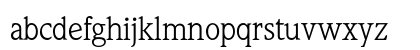 Weidemann BQ Regular Lowercase Preview