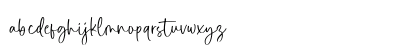 Whitestar Regular Lowercase Preview