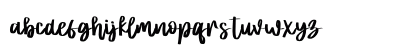 Wong Sepele - Personal Use Regular Lowercase Preview