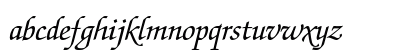 ITC Zapf Chancery LT Italic Lowercase Preview