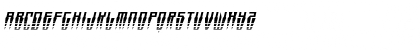 Swordtooth Halftone Italic Italic Font