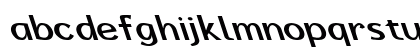 Borzoi Bold Lefty Regular Lowercase Preview