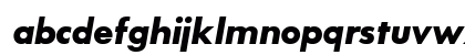 Bougan Black SSi Bold Italic Lowercase Preview