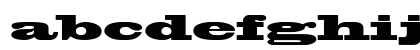Blackoak Regular Lowercase Preview
