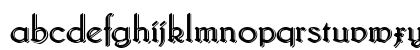 Bridgnorth_Blocked Regular Lowercase Preview