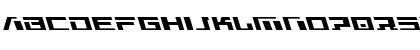 War Machine Leftalic Italic Font