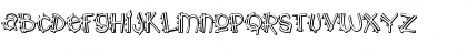 Y2K PopMuzik Outline AOE Regular Font