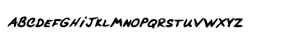 BrucesHand Bold Italic Lowercase Preview