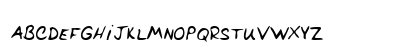 BrucesHand Regular Lowercase Preview