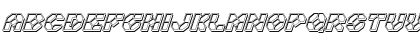 Zoom Runner Engraved Italic Italic Font
