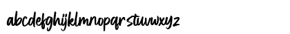 Buckets of Fireflies Regular Lowercase Preview