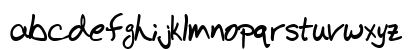 BudHand Bold Lowercase Preview