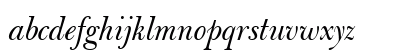 Bulmer BT Italic Lowercase Preview