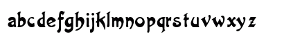 Artistix Regular Lowercase Preview
