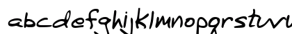 BurkesHand Regular Lowercase Preview